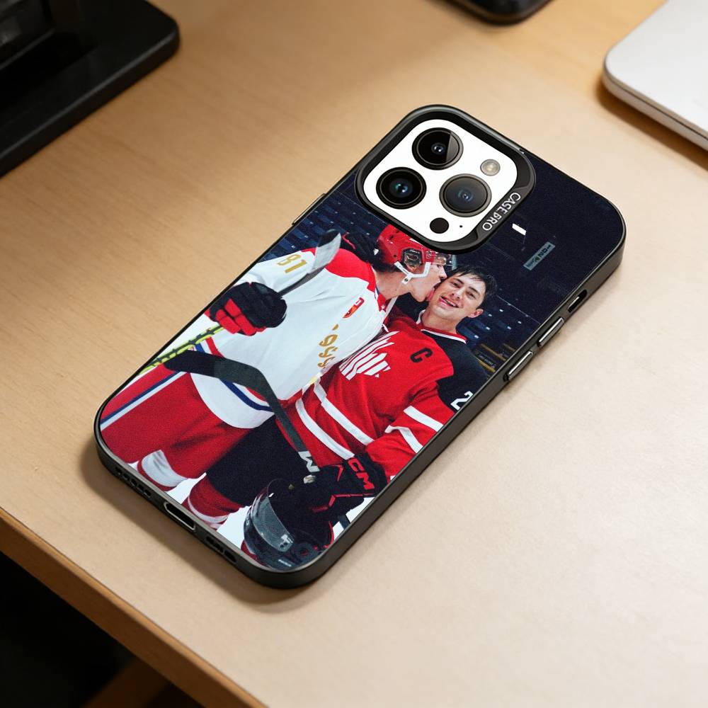 

H-Heated R-Rivalry Phone Case For iPhone 17,16,15,14,13,12,11 Plus,Pro Max,XS,Colored Silver Plated Inside Cover iPhone15pro
