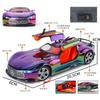 Simulation 1/24 Benz Vision GT Alloy Car Model with Sound Light Pullback Children Boy Diecast Toy Vehicle Gift Miniature Voiture