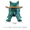 Home Decoration Ornaments Entrance Keys Storage Modern Creative Luxury Design Cute Dog Storage Tray Figurines Crafts Funny Gifts