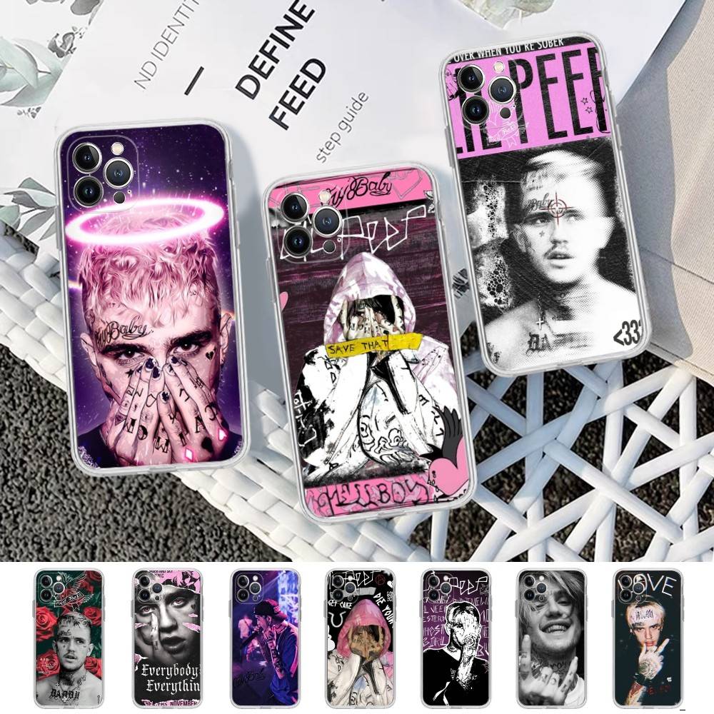 Emo Rapper Lil Peep TPU Silicone Case For IPhone 11 12 13 14 15 16 17 Pro Max Shockproof Clear Back Cover