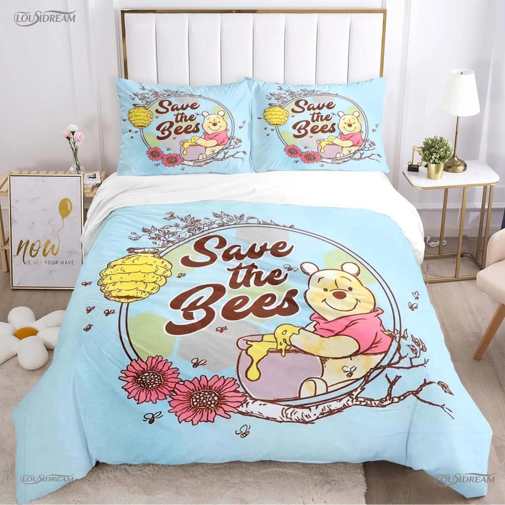 Comforter Winnie The Pooh All Season Comforter Bedding Sets Soft And S Single/Double/Queen/King
