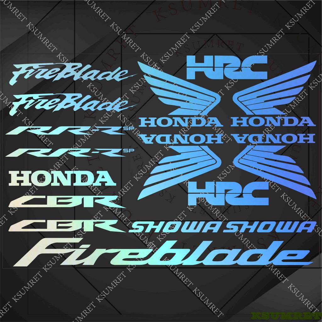 WRS2 For Honda Fireblade Motorcycle Stickers CBR1000RR CBR900RR RR-R SP HRC Racing Logo Decal Waterproof