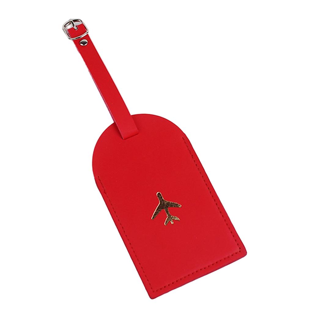 Suitcase Tags Luggage Tag Baggage Backpack Soft Tags with Strap Name ID Address Card Baggage Identifier Travel Accessory