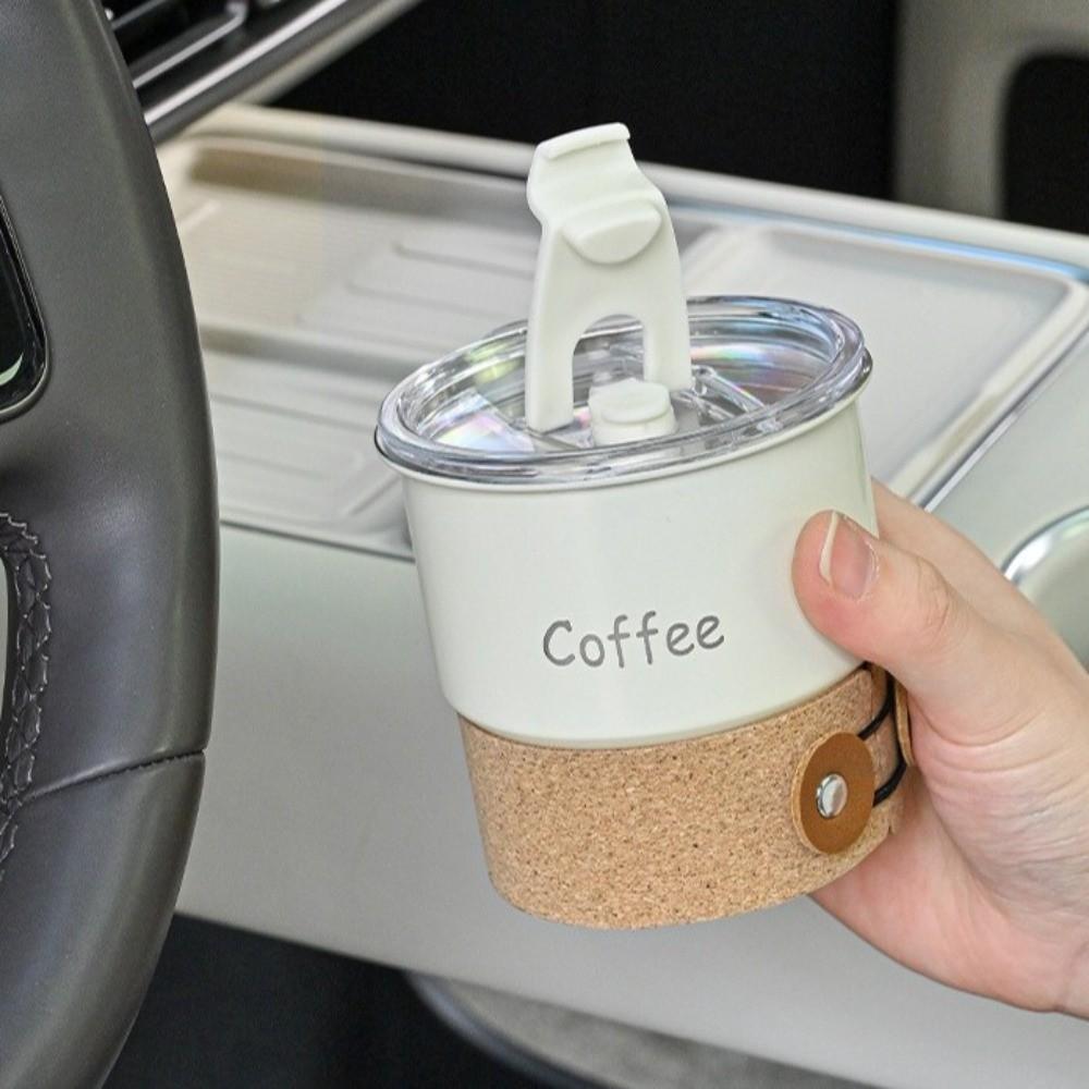 Leak-proof Portable Water Cup Heat-resistant Travel Coffee Mug Stainless Steel Coffee Cup  Travel