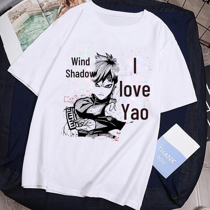 Unisex European Size Naruto Anime Short-Sleeved T-Shirt