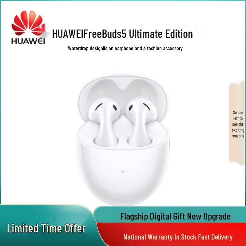 Huawei FreeBuds 5 Ultimate Edition Semi-in-Ear Noise Cancelling Bluetooth Earbuds