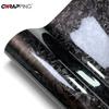 Carbon Fiber Warp Glossy Black Car Film Vinyl Auto Tuning Forged Carbon Fiber Vinyl Wrap Decals Car Stickers for Car Accessories