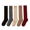Knee Socks Women'S Autumn And Winter Extended Thigh Socks Micro-Pressure Calf Socks Solid Color Versatile Jk College Style Pure Cotton Socks Wholesale