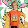 Star Wars Yoda Baby Grogu Graphic Tee Girls Casual Cotton T Shirt Kids Summer Clothes Toddler Top Fashion Cute Short Sleeve