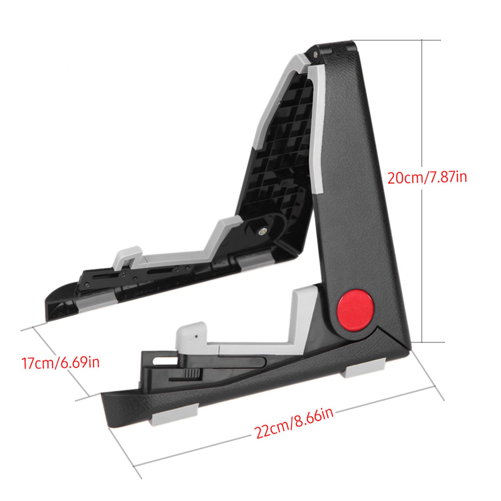 

AROMA Folding Instrument Stand for Ukelele Violin Mandolin Foldable Stand Holder A frame Bracket Universal Compact чёрный