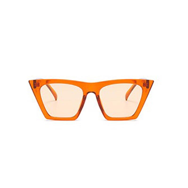 Twooo 113003 New Fashion Square Colorful Plastic Frame Women Sunglasses 2022