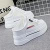 Fashion Mesh Breathable Slippers Women's 2024 Summer Outer Wear Thick Bottom Inner Heightened 8cm Slip-on Loafers Without Heel Sneakers