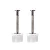 Toilet Seats Hinge Bolts Set Metal Toilet Seats Replacement Screws Set Toilet Seats Fastener Set for Top Mount Seats