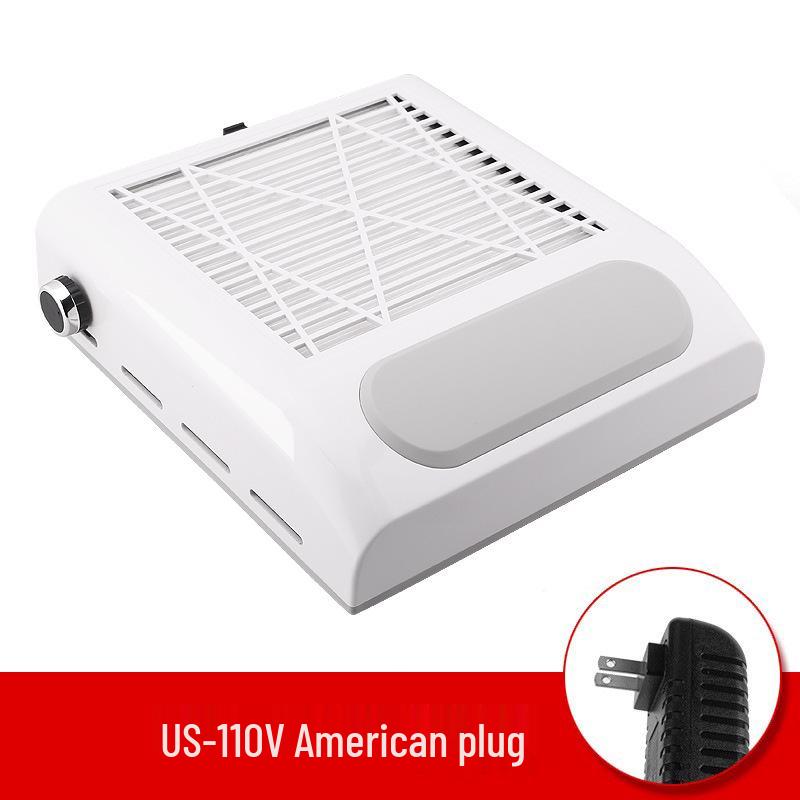 Japanese-Style Nail Vacuum Cleaner with Adjustable Speed, 80W, Includes Filter and Hand Pad