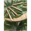 Bamboo pen "Nash" (blue ink) Natural