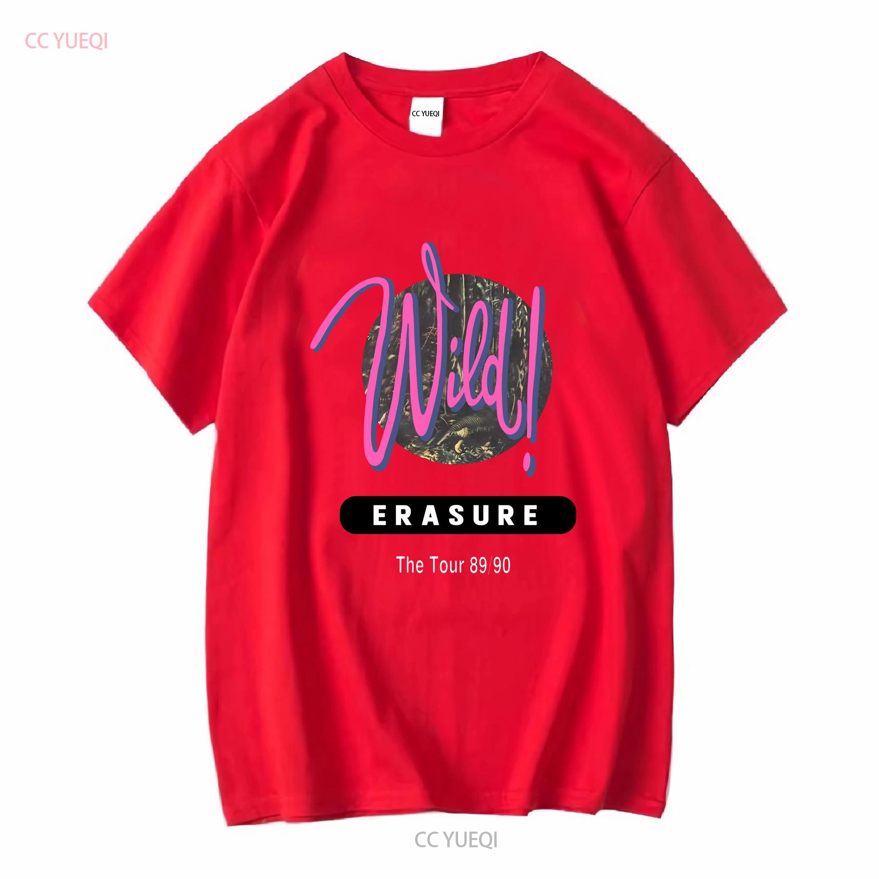 Vintage 1989 Dartbold Limited Wild Erasure The Tour 89 90 T Shirt Size XL long or short sleeves vintage Washed homme S