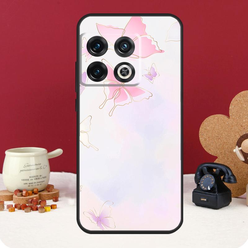 Cute Butterfly Cover For OnePlus 13 12 11 13R 12R 10 Pro 8T 10T OnePlus Nord CE 4 3 2 Lite N30 N20 N10 Case