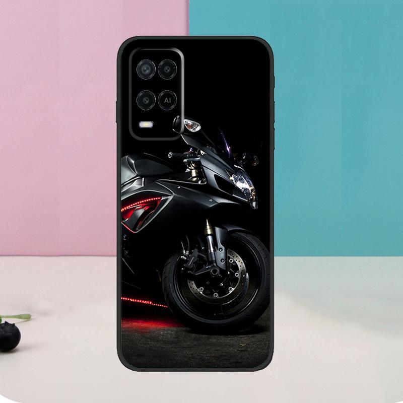 Motorcycles Case For Oppo A40 A60 A80 A76 A96 A16 A17 A57 A18 A38 A58 A78 A98 A15 A54 A74 A94 A6 A5 Pro