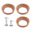 1Set Replacement Piston For Handle Pumps Type 75 With Bolt Set Leather Sealing Ring Garden Pump Complete Replacement Piston