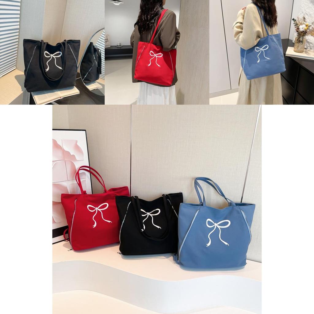 Large Capacity Stylish Canvas Tote Bag For Women Ideal For Commuting And Travel In 2024