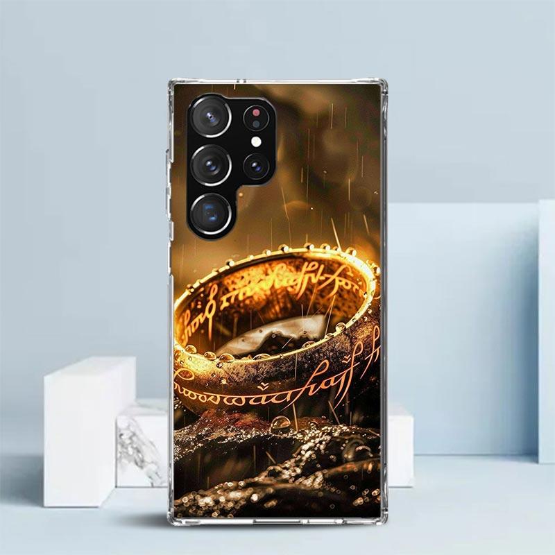 The L-Lord of The R-Rings Soft Cover for Samsung Galaxy S25 Edge S26 S24 S23 Ultra Phone Case S22 S21 Plus S20 FE Print Pattern