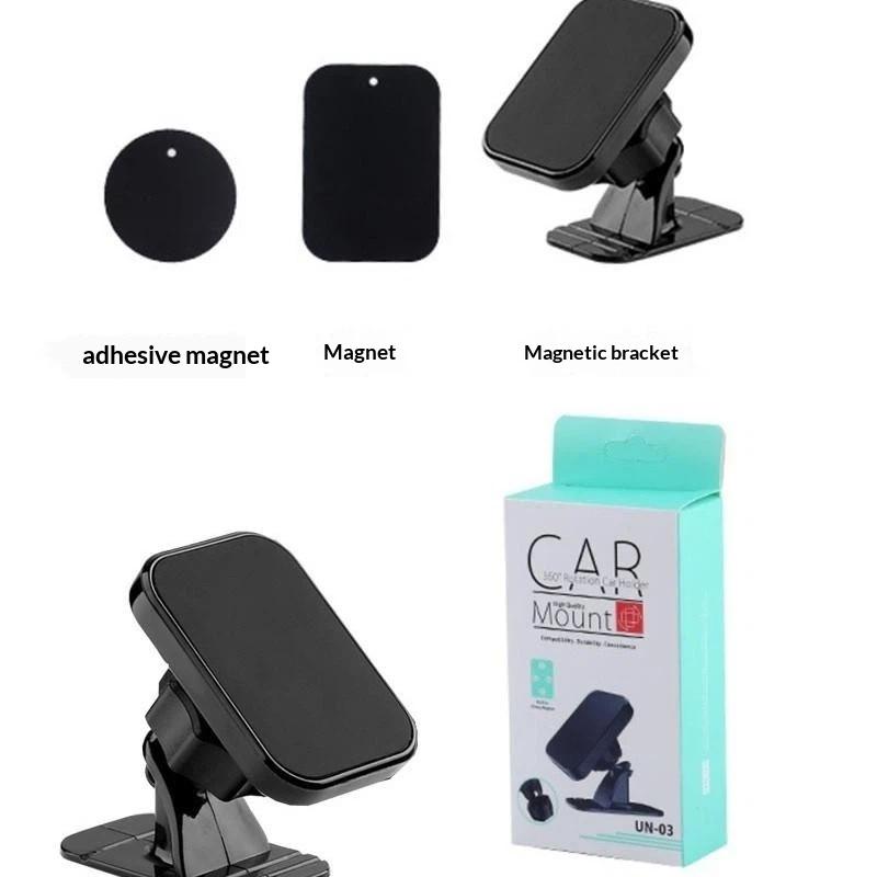 Universal Magnetic Car Phone Holder Strong Adhesive Dashboard Air Vent Mount 360° Rotation for All Smartphones Driving