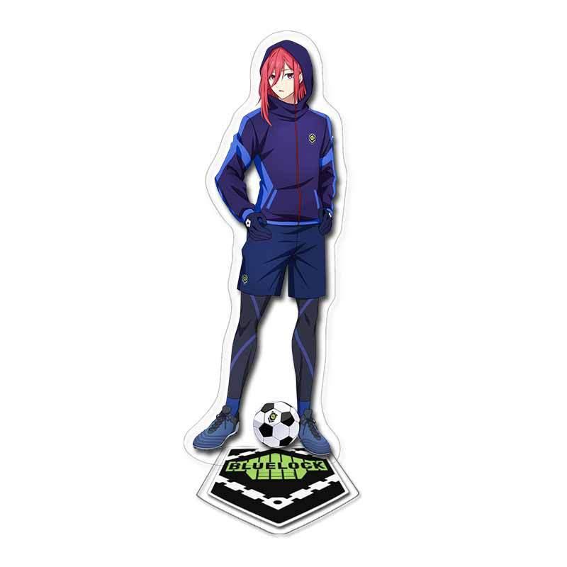 Blue Prison-themed Acrylic Double-layered Standee Anime Display Collectible