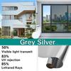 Window Privacy Tint Films One Way Anti Look Mirror Self-adhesive Films Sun Blocking Anti UV Glass Window Sticker Home Decoration