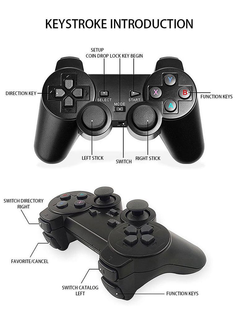 Cross-Border M8 Dual Handle Retro TV Game Console