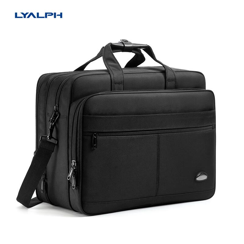 LYALPH Waterproof 19-inch Oxford Laptop Briefcase