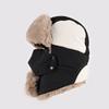 Color-Block Winter Warm Beanie Hat With Neck Cover Men Women Cycling Windproof Outdoor Use