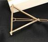 A028 Triangle Moon Circle Geometric Hair Clip - European & American Style Hair Accessories