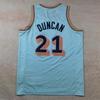 2025 Season Ice Blue City Basketball Jersey No. 21 Duncan - New Hot Press Edition