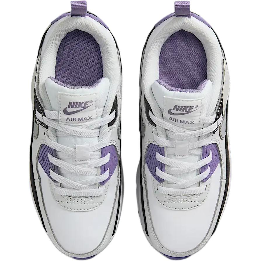 Nike Air Max 90 Easy On Comfortable Soft Durable Low Top Casual Shoes Kids Sneaker White IH1417-129
