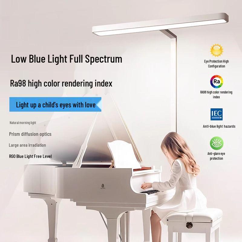 Eye-Protecting Floor Lamp: Full-Spectrum, Shadowless Design for Studying and Reading