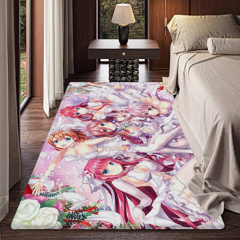 Anime The Q-Quintessential Q-Quintuplets Bathroom Mat Anti-slip Absorb Water Long Strip Cushion Bedroon Mat Welcome Doormat