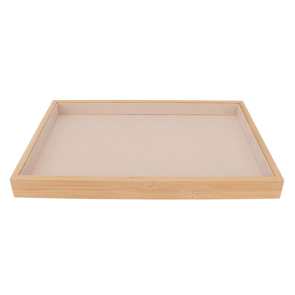 Dřevěný zásobník na šperky Classic Elegantní víceúčelové zásobníky na šperky odolné proti poškrábání na náušnice