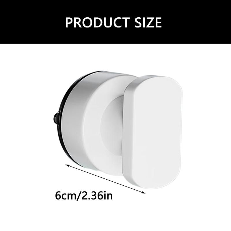 Practical Strong Suction Cup Grab Rod Without Drilling Required Waterproof Rustproof Portable for Renters and Seniors