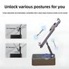 Multi-Functional Cell Phone Stand Black Anti-slip Base Bluetooth Speaker Wireless Surround Sound Bluetooth Player Home Use