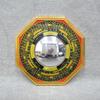 Chinese Style Convex, Concave, and Bagua Mirror Ornament with Peach Wood Design for Foyer or Gate
