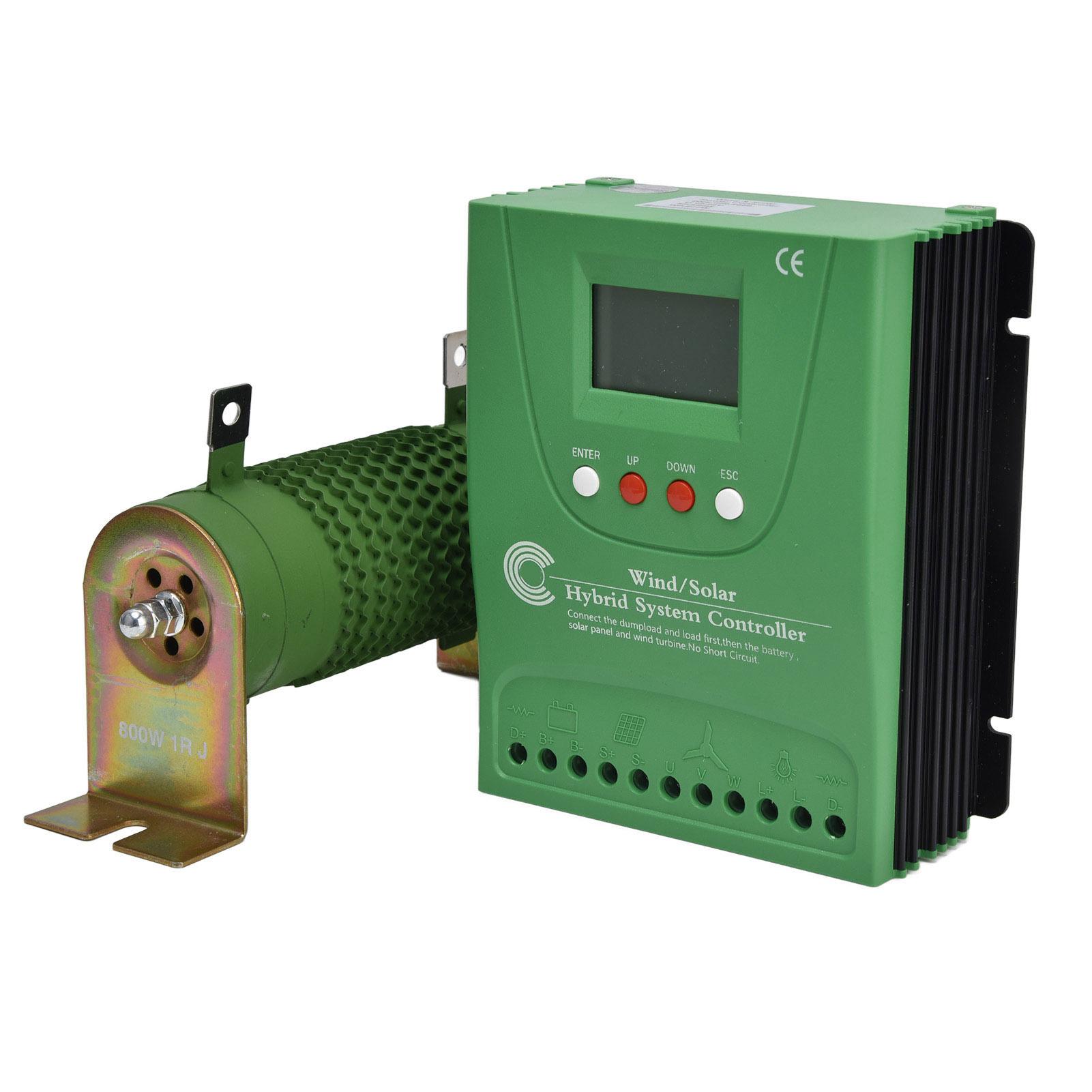 

Wind Solar Hybrid System Controller MPPT Boost Charge Regulator for Lithium Battery 12V 24V