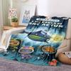 Various styles of Octonauts cartoon cute pattern blankets, 3D printed high-definition sofa blankets, suitable for adults and chi