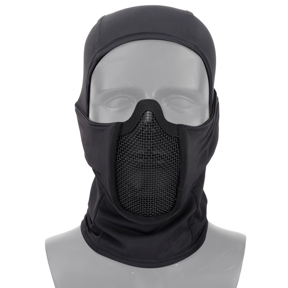 

High Elastic Cycling Mask with Breathable Steel Mesh - Windproof Outdoor Neck Gaiter and Tactical Headwear One Size