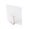 Punch-Free Transparent Adhesive Hook for Kitchen Wall Mounting