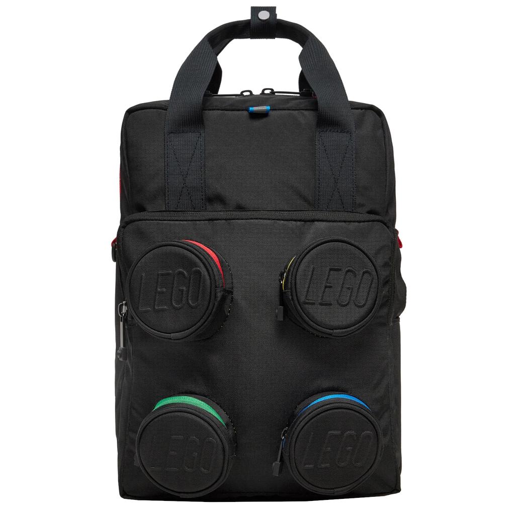 LEGO Brick 2x2 Backpack, for Boy Black Backpack