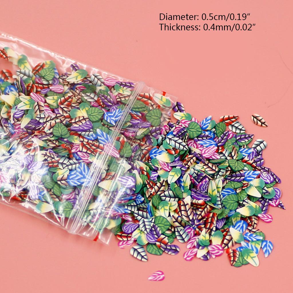1000Pcs 3D Tiny Mixed Shapes Animal Love Heart Feather Ties Cake Stars for Butterfly Fruit Leaf Clay Resin Fillings Set