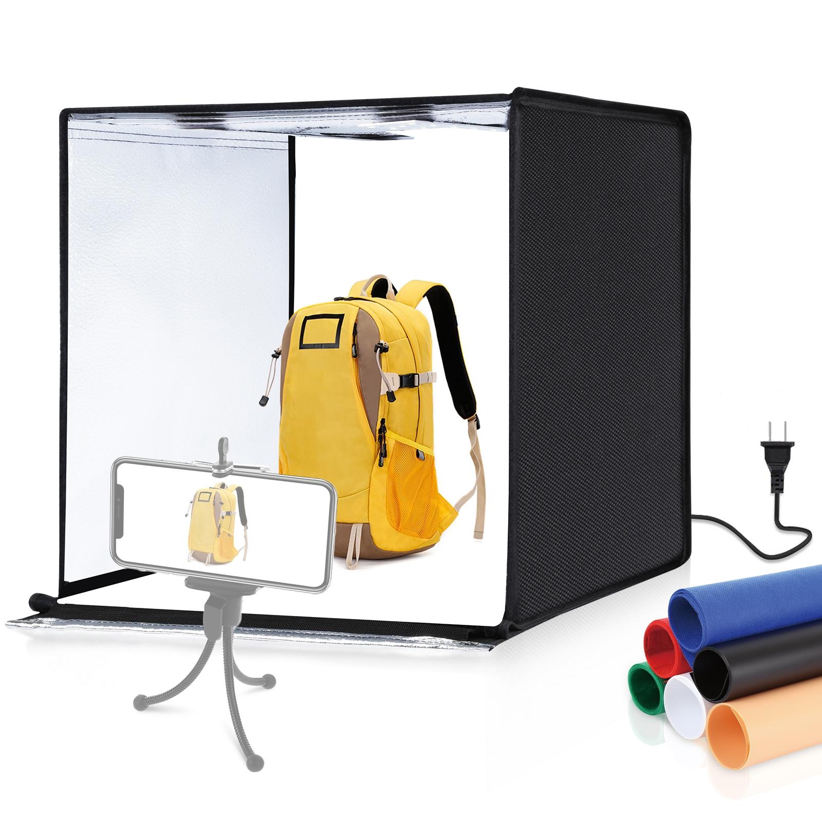 

PULUZ PU5060 60*60*60 см складной светодиодный светильник, палатка, настольный световой короб для фотостудии, 60 Вт, софтбокс, 120 шт. US Plug