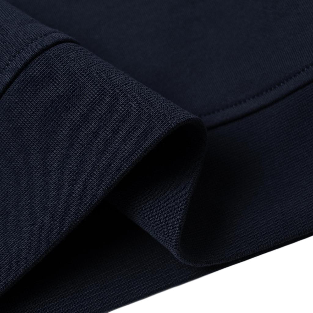 Armani Exchange Embroidered Logo Cotton Sports Hoodie Men Hoodies Navy-Blue 8NZMPC-ZJ1ZZ-1510