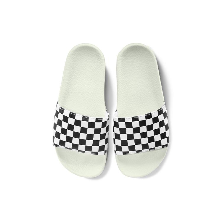 Vans Slide On 'Checkerboard White Black' Women's VN0004LG27K