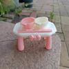 1 Set Kitchen Accessories Dollhouse Miniature Dining Table Chair Model Bowl And Chopstick Kit Mini Furniture Model Decor Toy